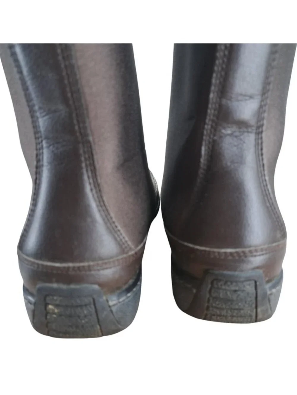 Aetrex Berries Brown Neoprene Pull On Mid Calf Waterproof Boots Size 41 US 9